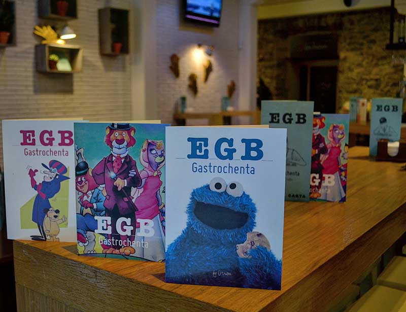 Foto de la decoración del EGB Gastrochenta en Gijón, propiedad de Alejandro Urrutia Foto de la decoración del EGB Gastrochenta en Gijón, propiedad de Alejandro Urrutia