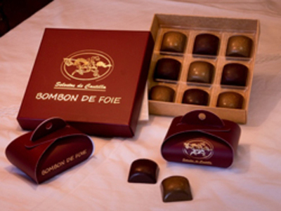 ESTUCHE 9 BOMBONES RELLENOS DE FOIE GRAS