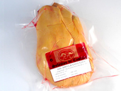 FOIE GRAS FRESCO DE PATO EXTRA DESVENADO (500/600 GRS. APROX)
