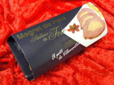 MAGRET RELLENO DE FOIE GRAS ESTUCHADO 450 Gr