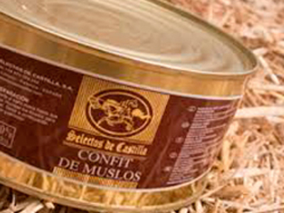 CONFIT DE MUSLOS DE PATO LATA 12 MUSLOS