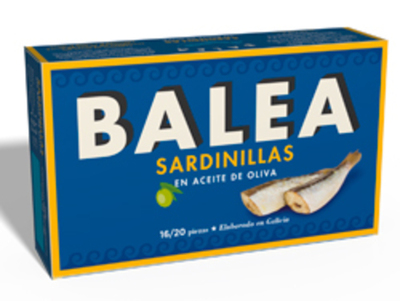 SARDINILLAS EN ACEITE DE OLIVA 16/20 PIEZAS