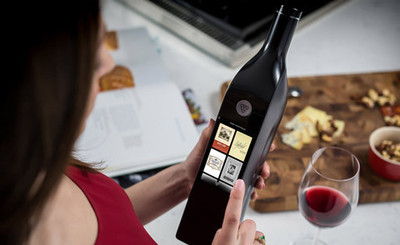 Botella de vino con WiFi