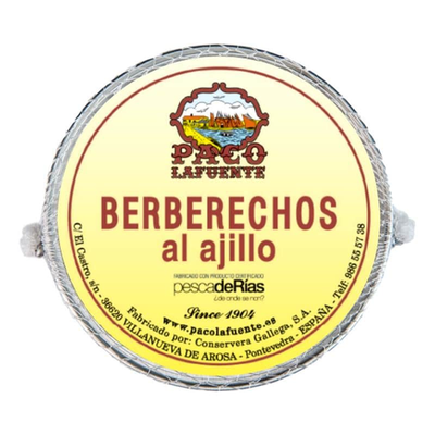 BERBERECHOS AL AJILLO 35/45 PIEZAS