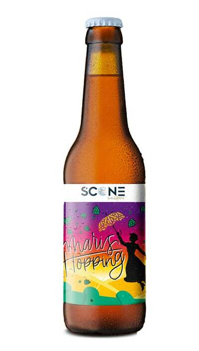 CERVEZA ARTESANA DOBLE IPA MARIS HOPPING, bot. 33 cl.
