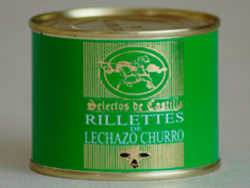 RILLETES DE LECHAZO CHURRO 200 Gr