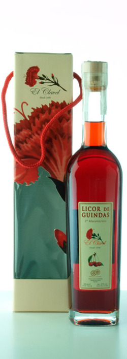 LICOR DE GUINDAS EL CLAVEL 1ª MACERACIÓN 0,5L