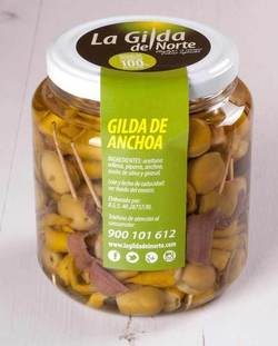 GILDAS DE ANCHOA TARRO DE 16 UNIDADES