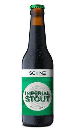 CERVEZA ARTESANA SCONE IMPERIAL STOUT, bot. 33 cl.